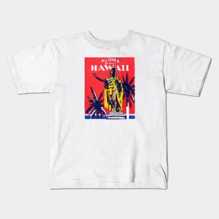 1930  King Kamehameha, Hawaii Kids T-Shirt